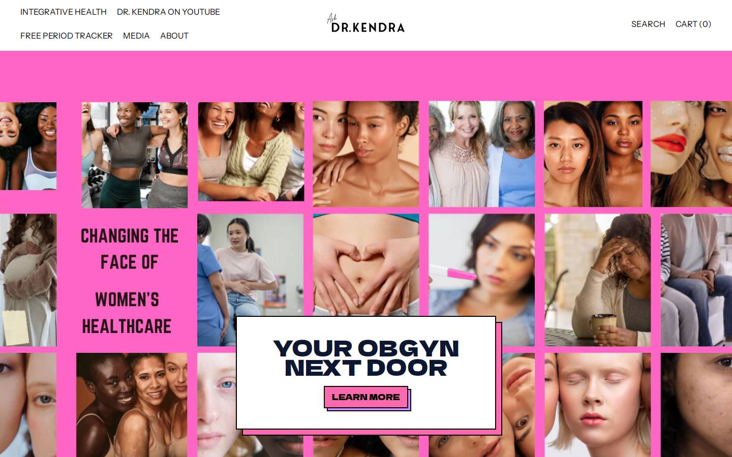 askdrkendra.com homepage screenshot