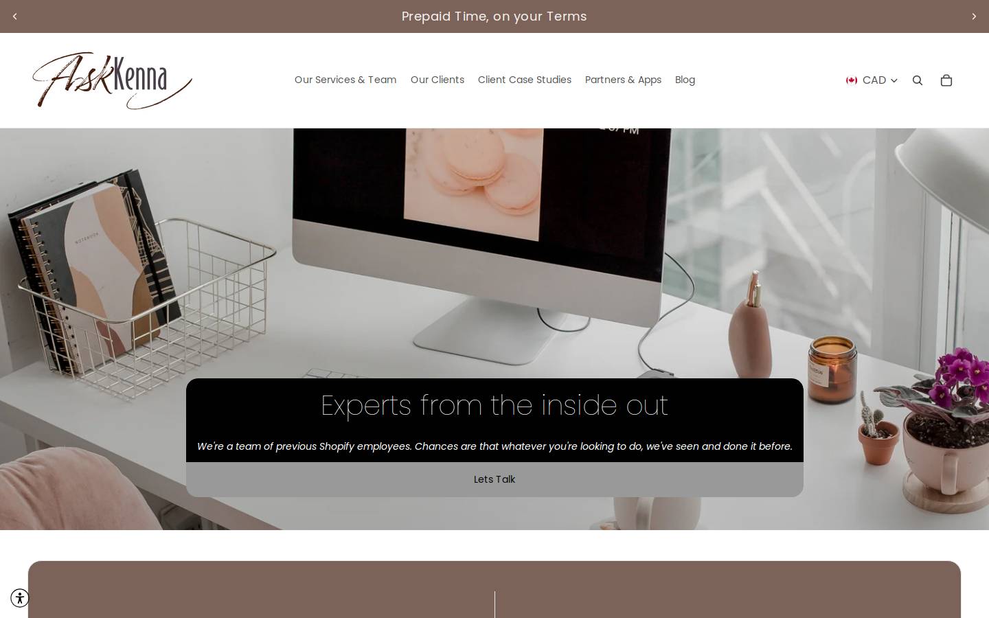 askkenna.com homepage screenshot