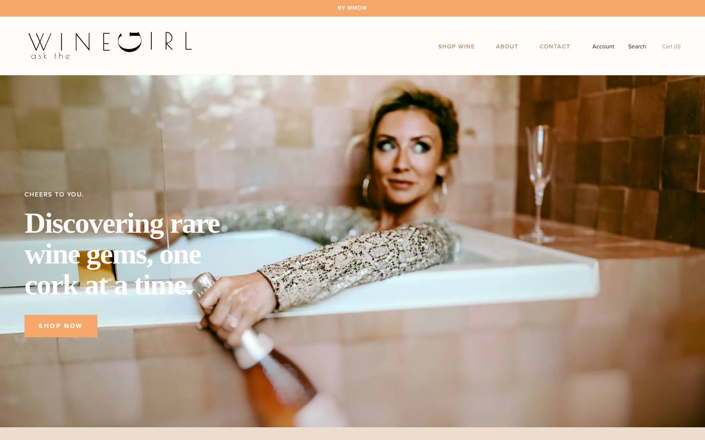 askthewinegirl.com homepage screenshot