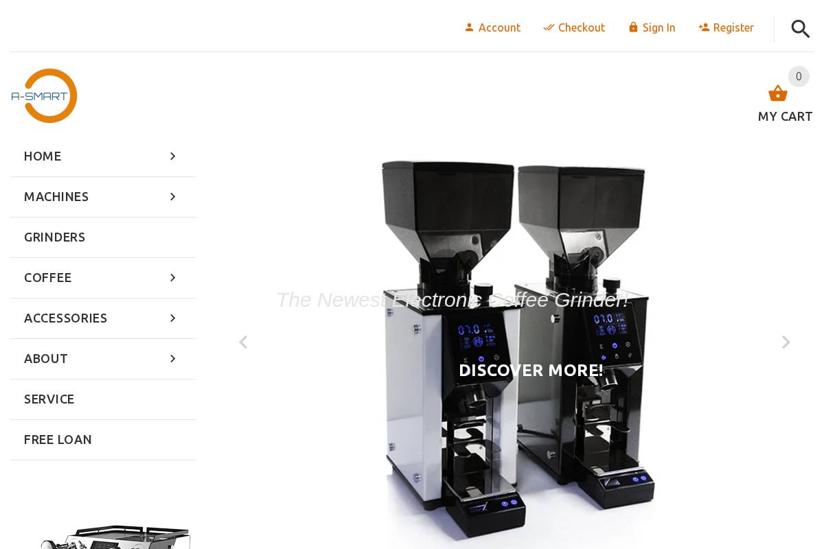 asmart.com.au homepage screenshot