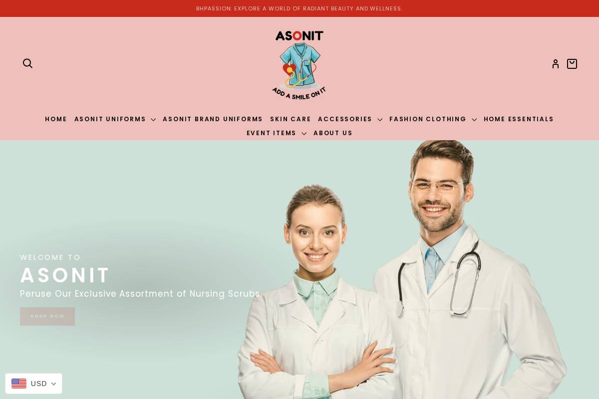 asonits.com homepage screenshot
