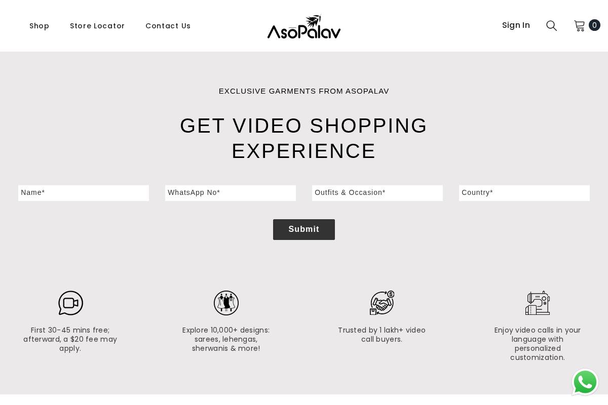 asopalav.in homepage screenshot