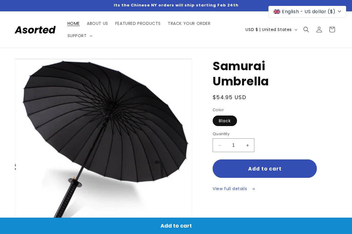 asortedonline.com homepage screenshot