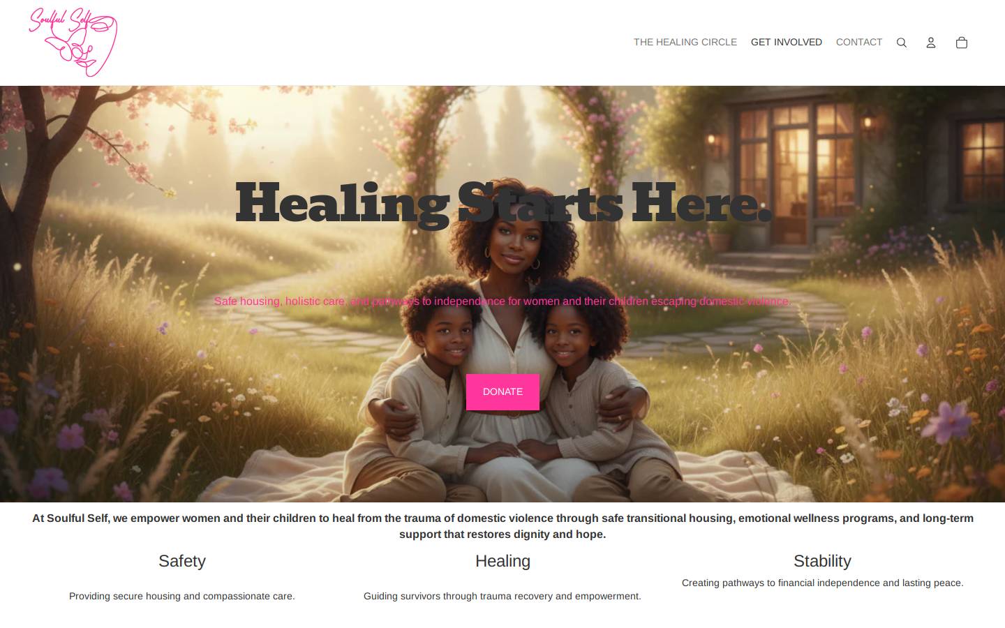 asoulfulself.com homepage screenshot