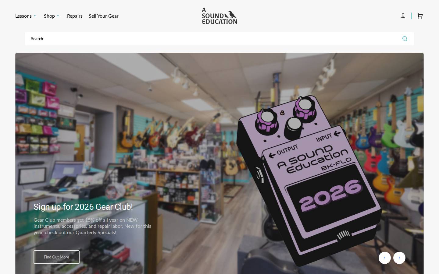 asoundeducation.com homepage screenshot
