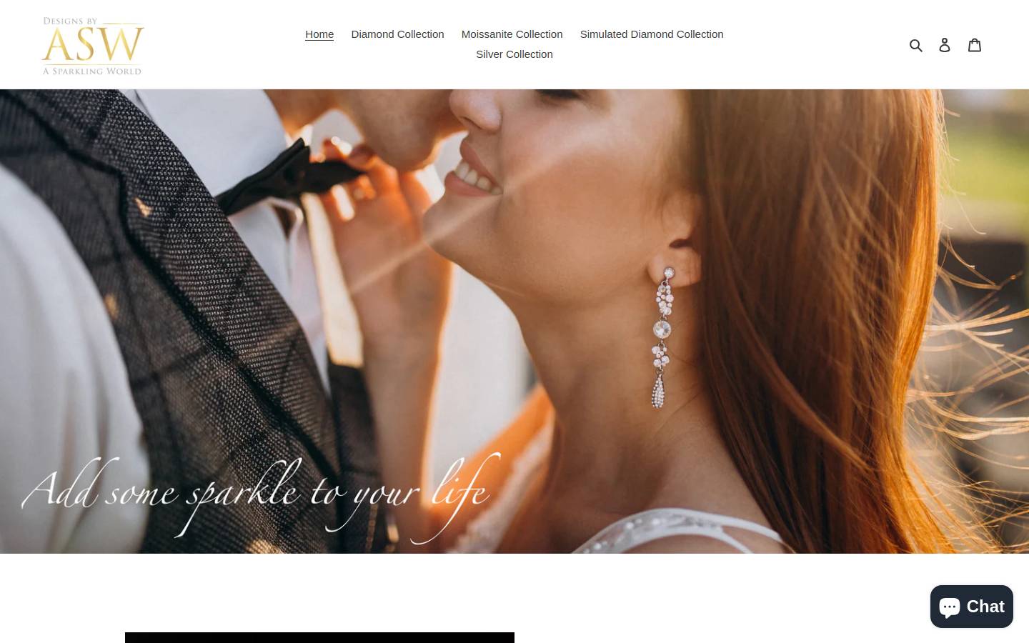 asparklingworld.com homepage screenshot
