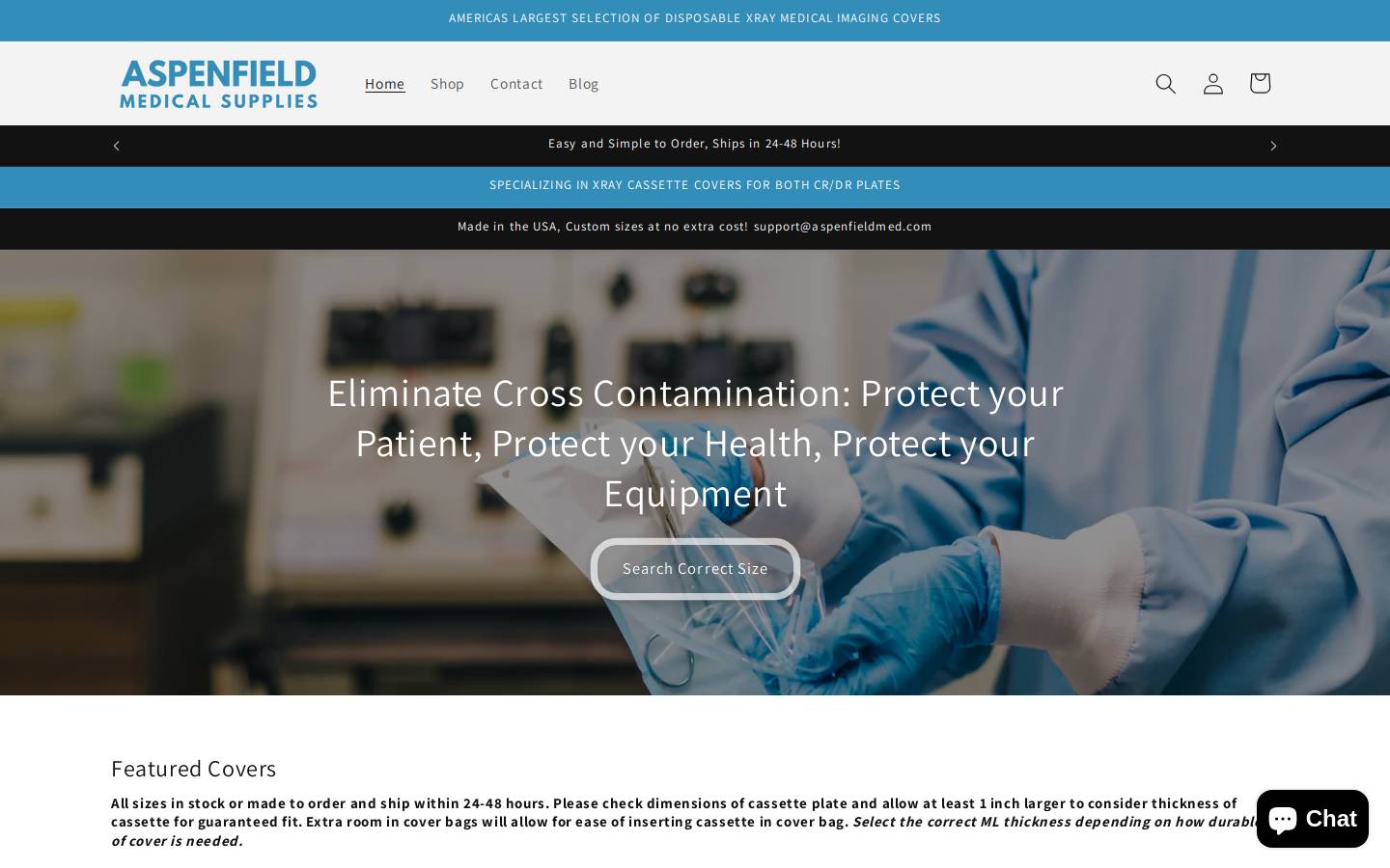 aspenfieldmed.com homepage screenshot