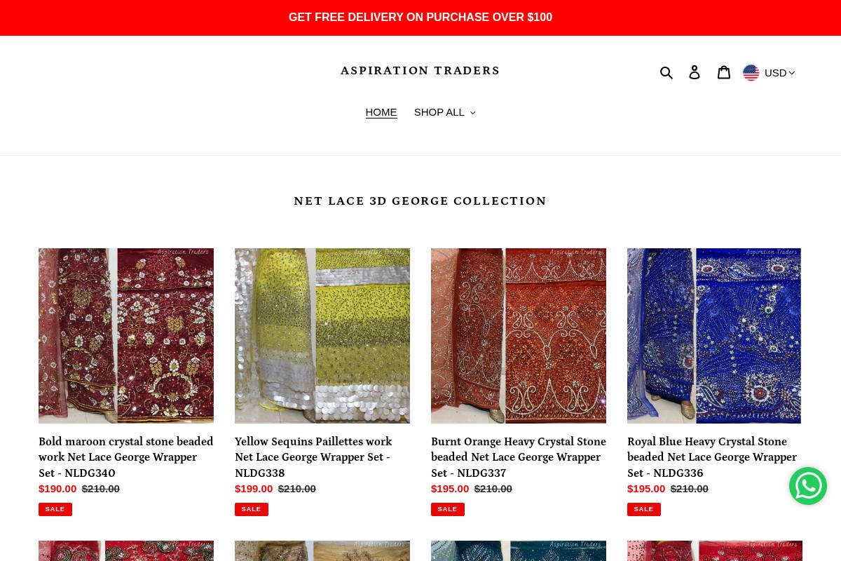 Aspirationtraders homepage screenshot