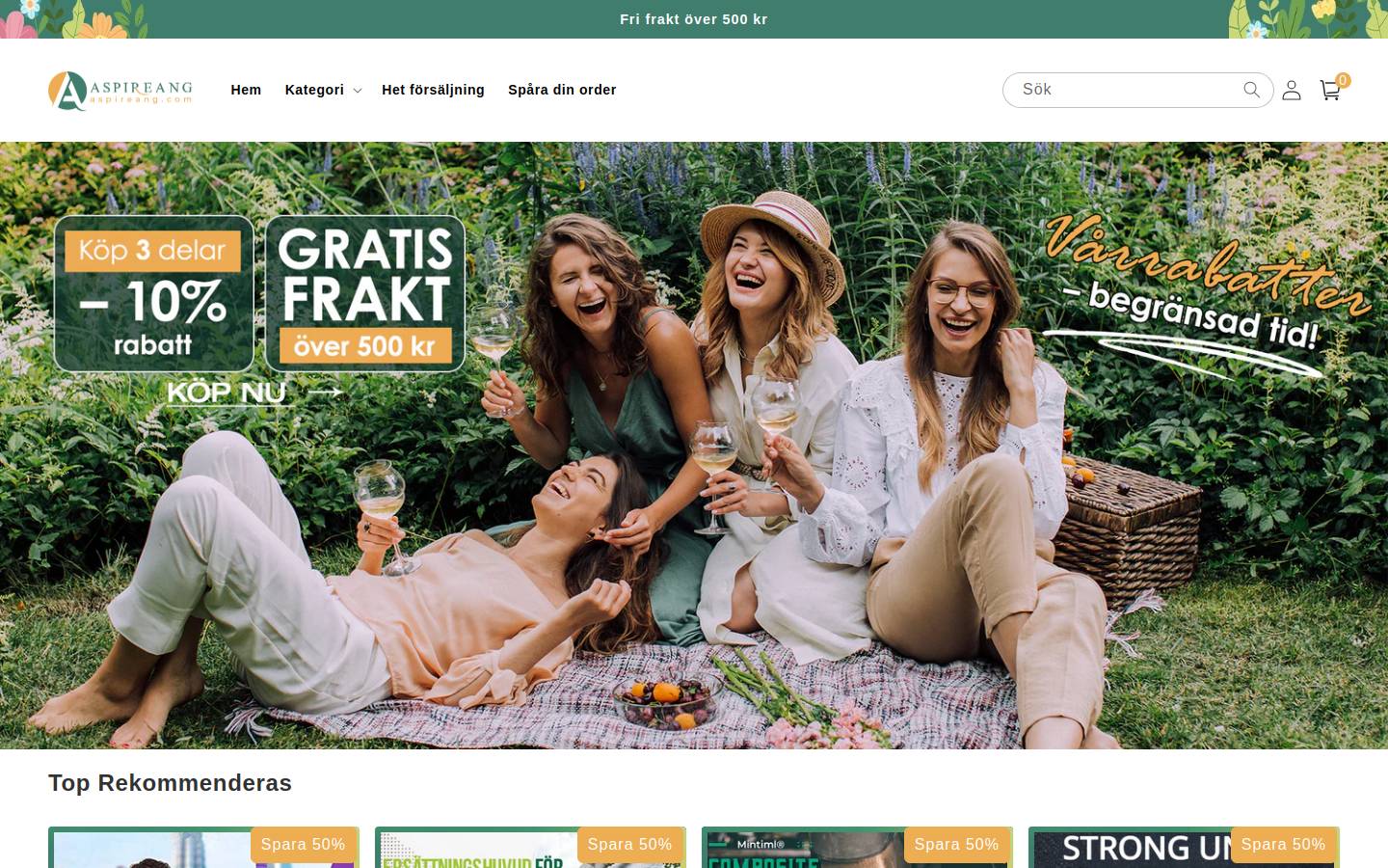 Aspireang homepage screenshot