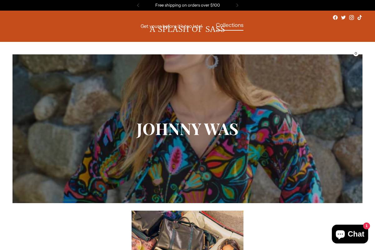 asplashofsass.com homepage screenshot