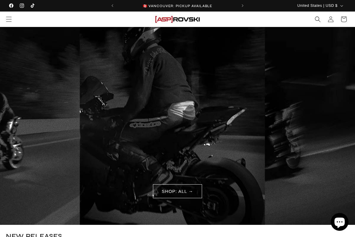 Asprovski homepage screenshot