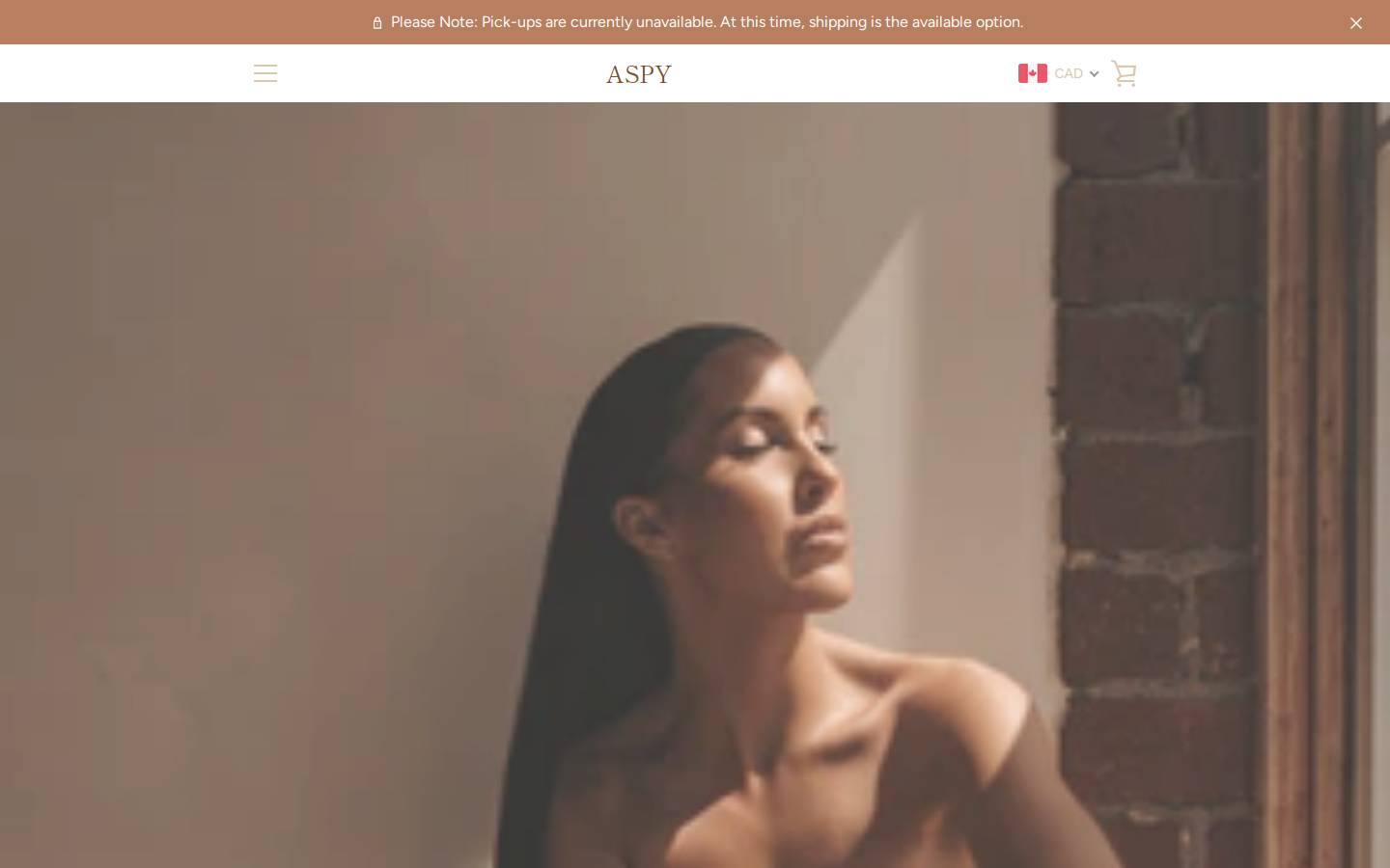 aspyhairextensions.com homepage screenshot