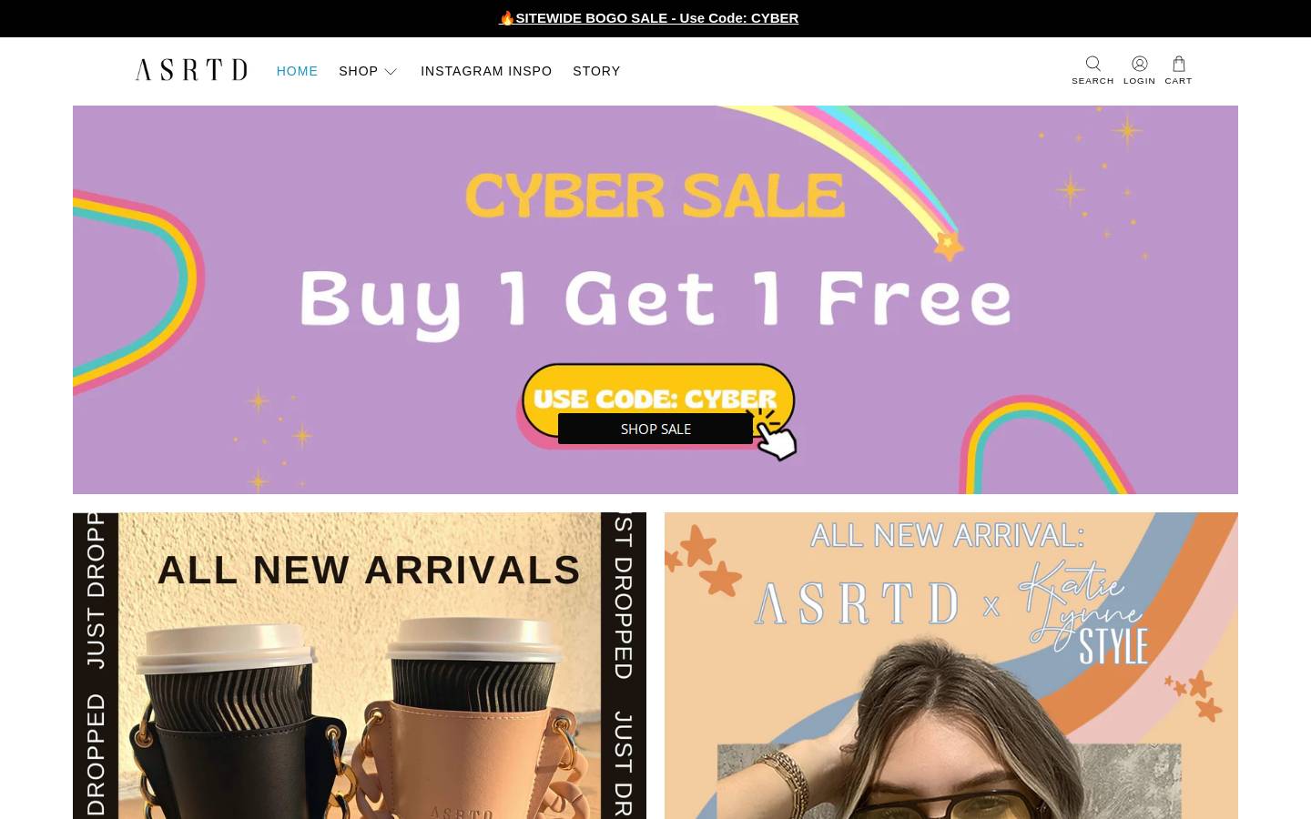 asrtd.com homepage screenshot