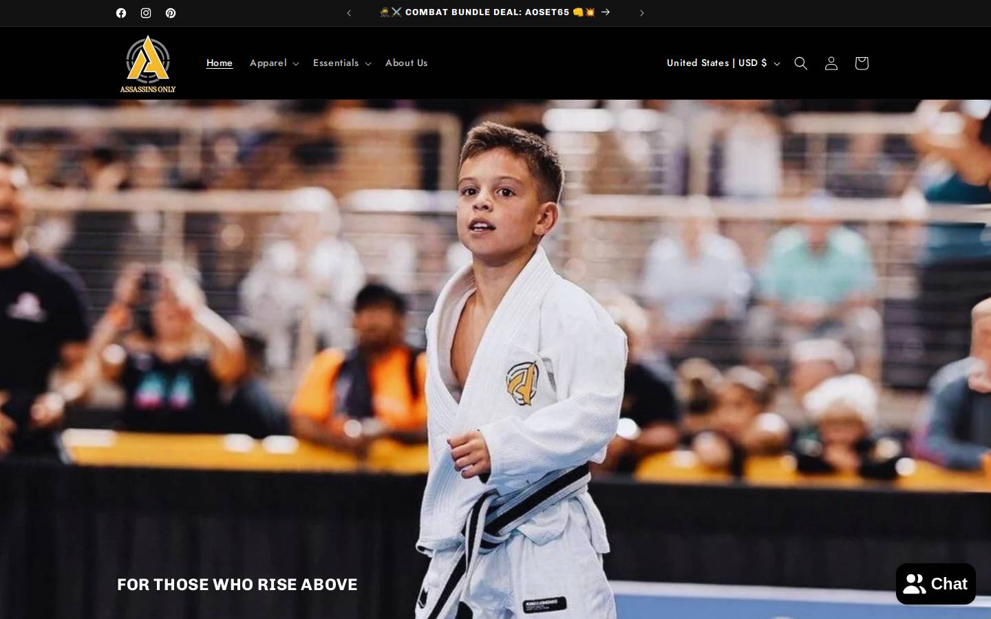 assassinsonly.shop homepage screenshot
