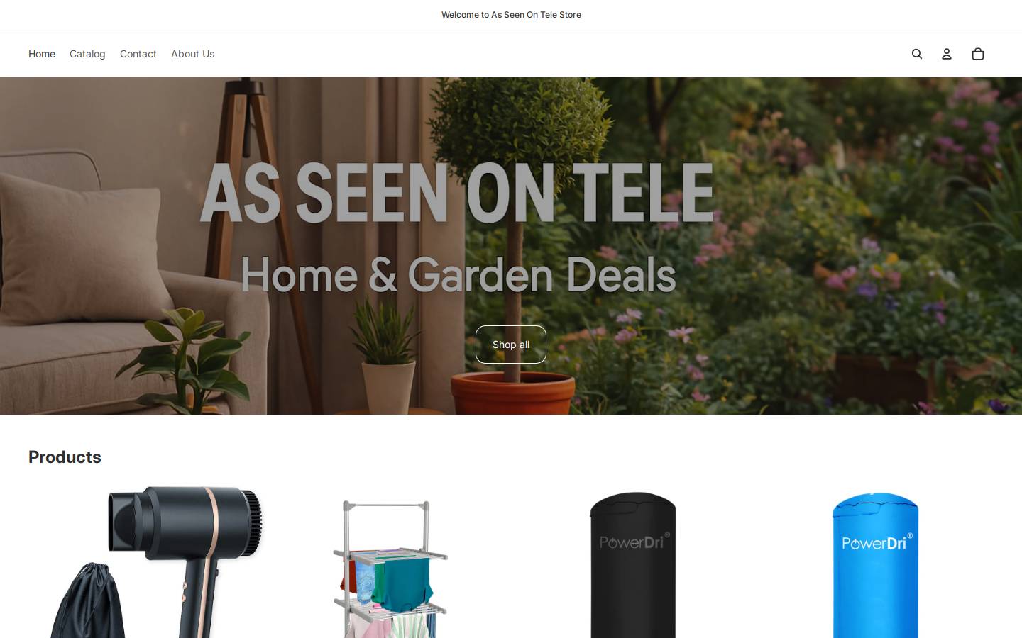 asseenontele.co.uk homepage screenshot