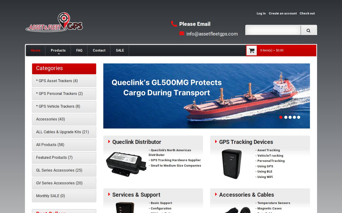 assetfleetgps.com homepage screenshot