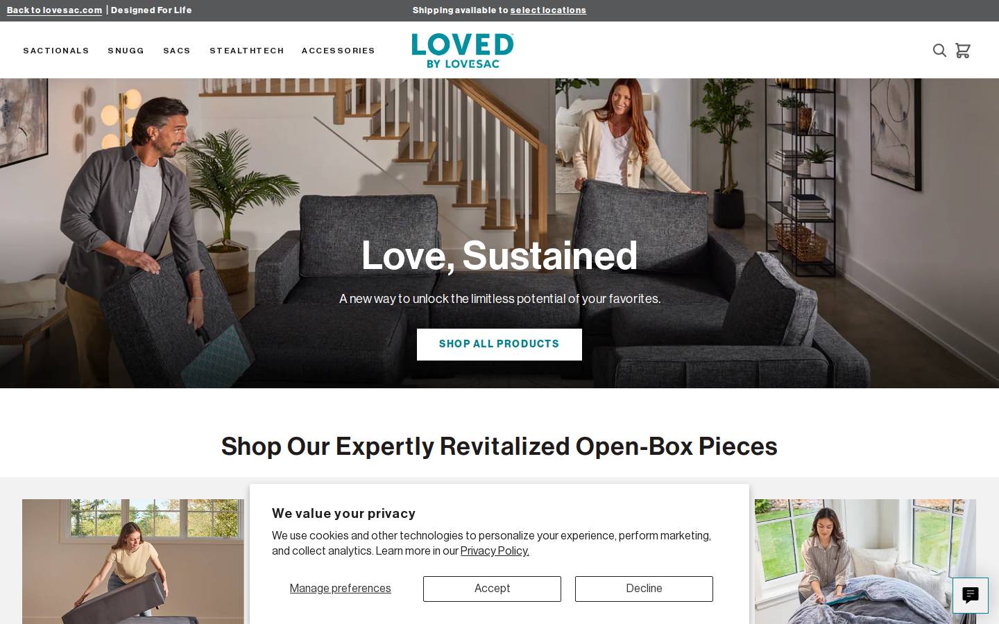 associateopenboxsale.com homepage screenshot