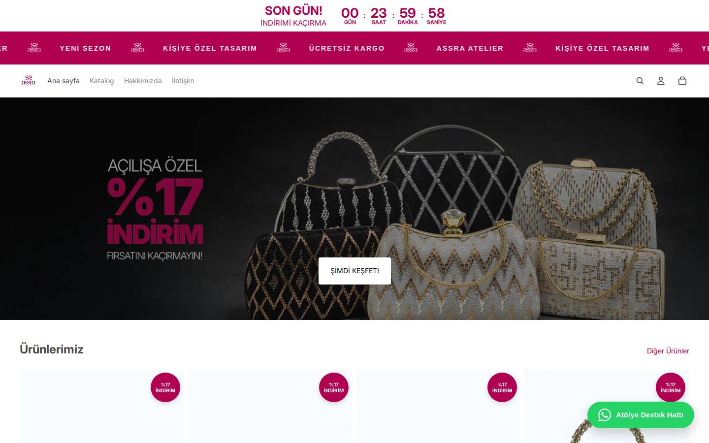assraatelier.com homepage screenshot