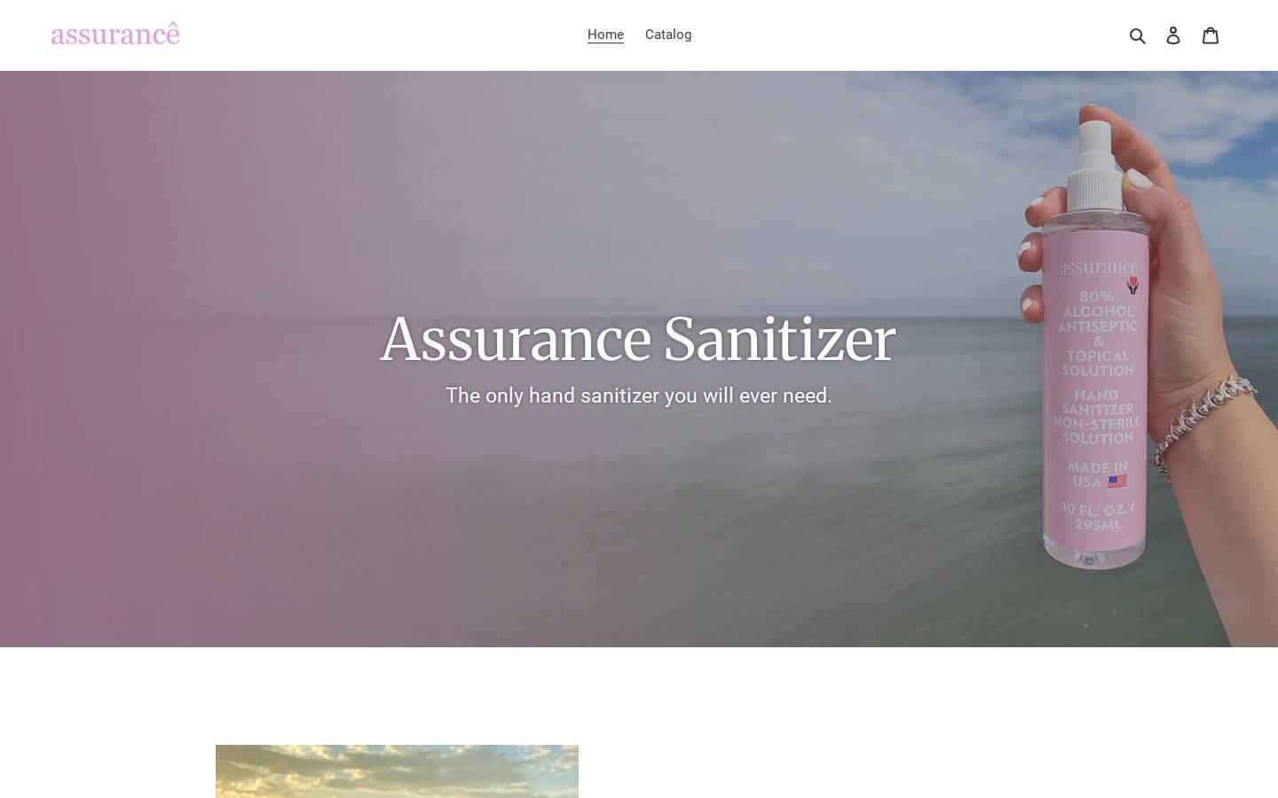 assurancebrand.com homepage screenshot