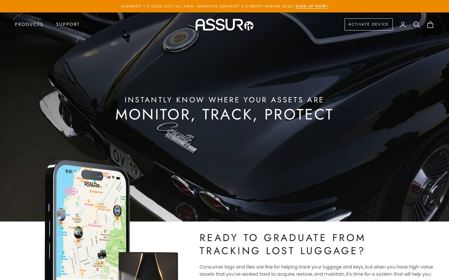 assuriot.com homepage screenshot