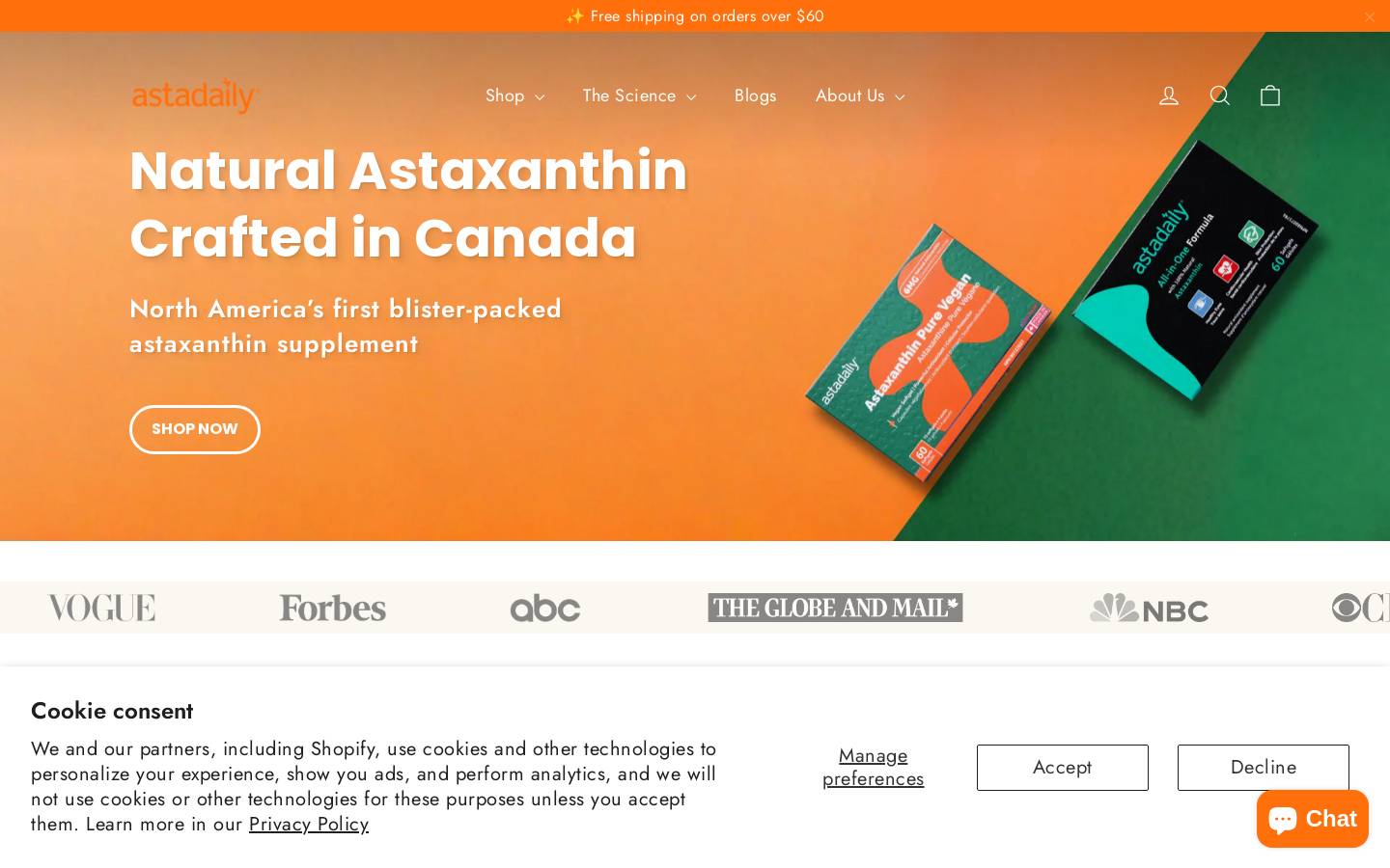 astadaily.com homepage screenshot