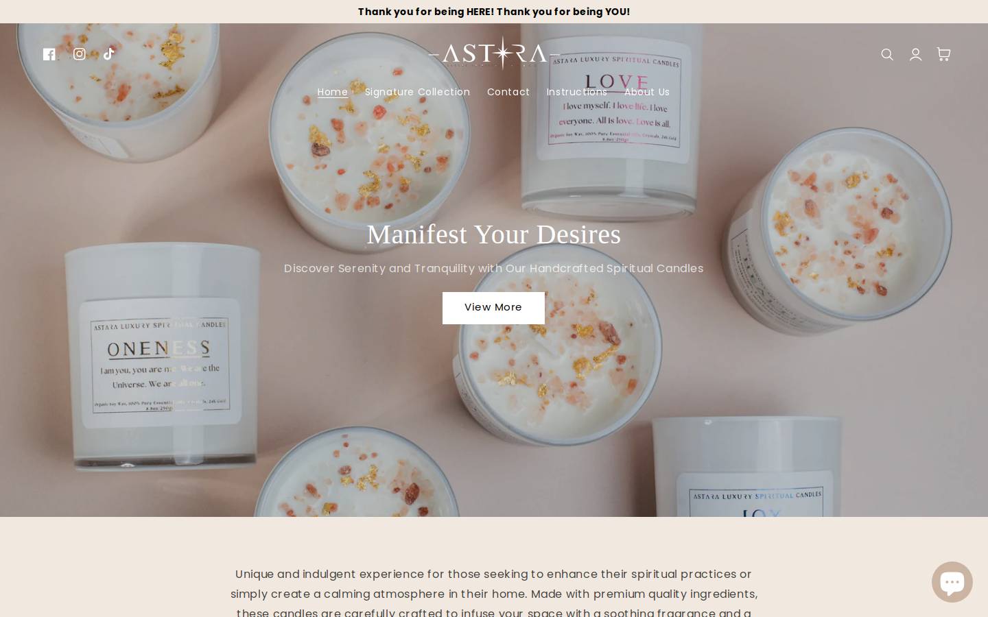 astaralux.com homepage screenshot