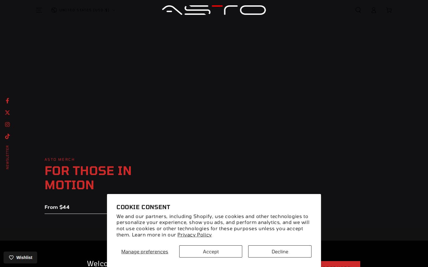 astomotion.com homepage screenshot