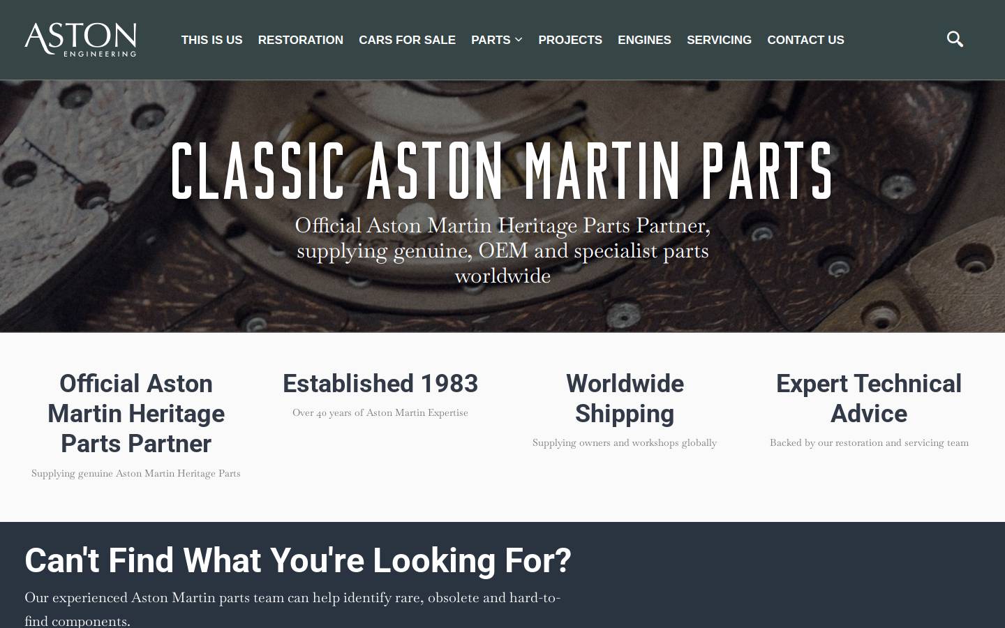 astonheritage.co.uk homepage screenshot