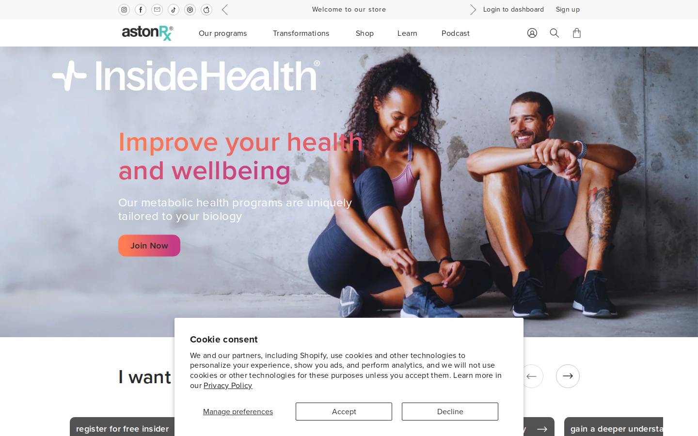 astonrx.com homepage screenshot