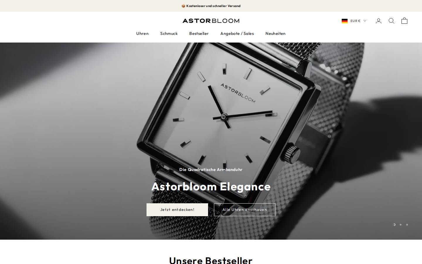 astorbloom.com homepage screenshot