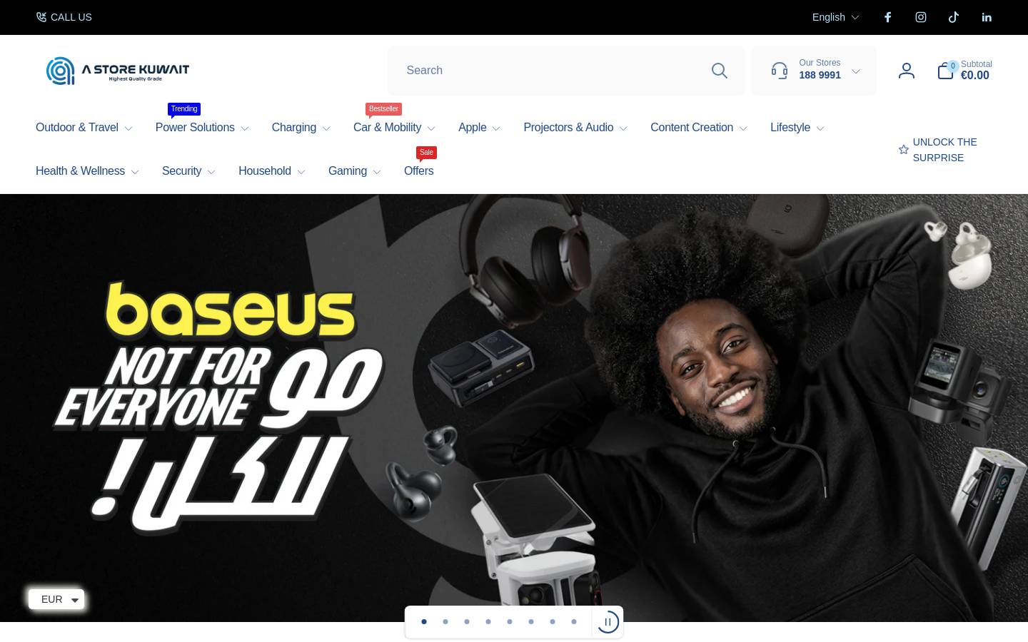 Astorekw homepage screenshot