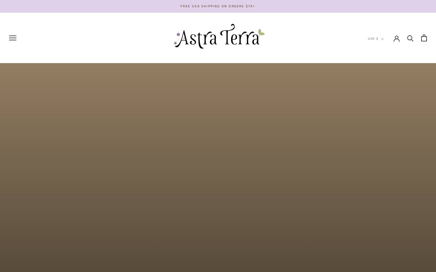 astraetterra.com homepage screenshot