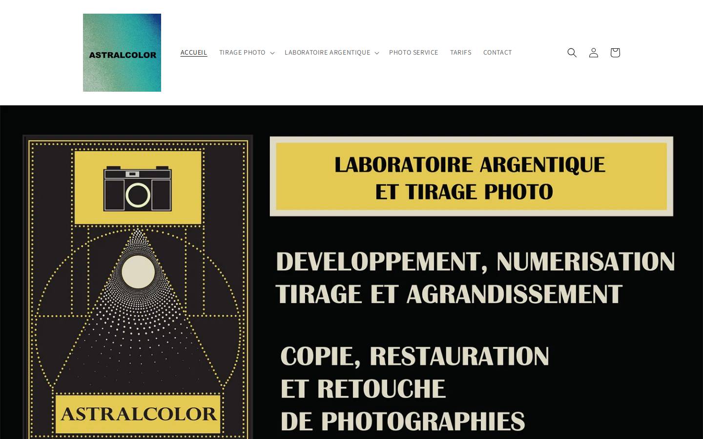 astralcolor.com homepage screenshot