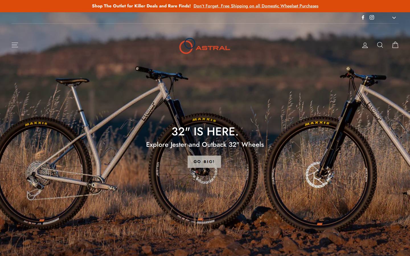 astralrims.com homepage screenshot