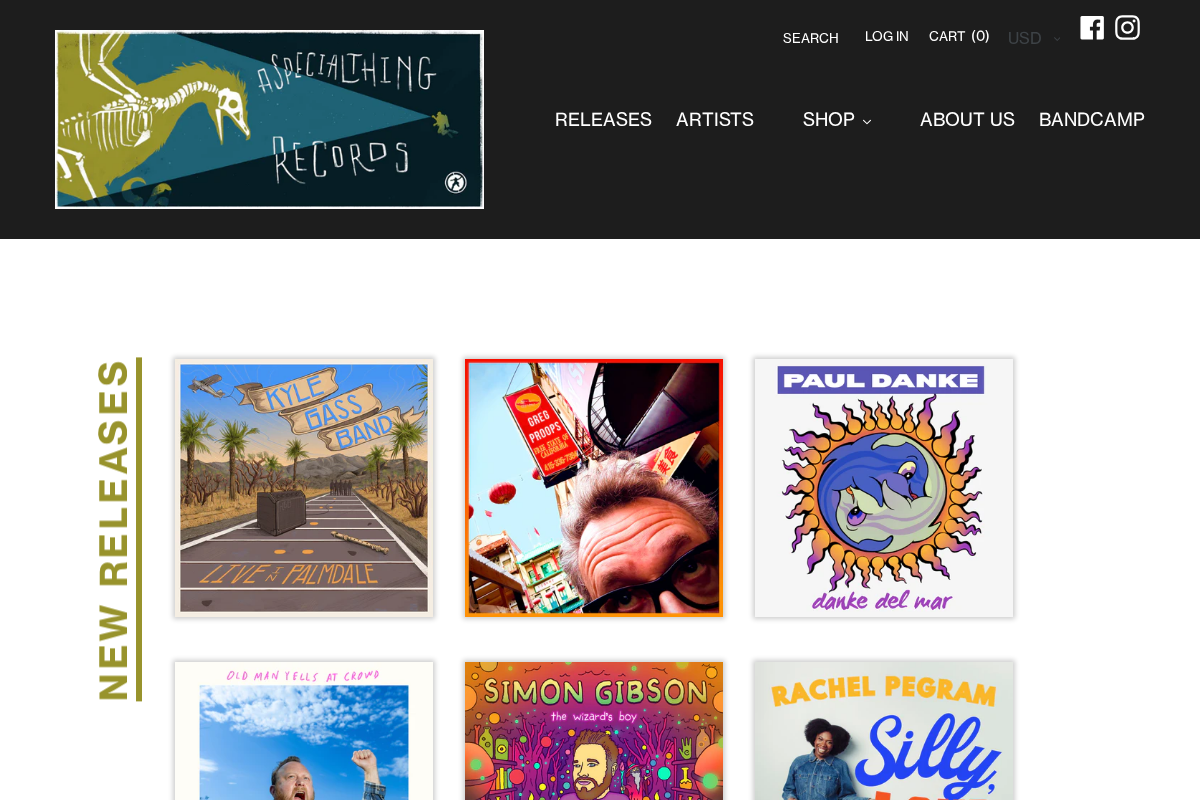 astrecords.com homepage screenshot