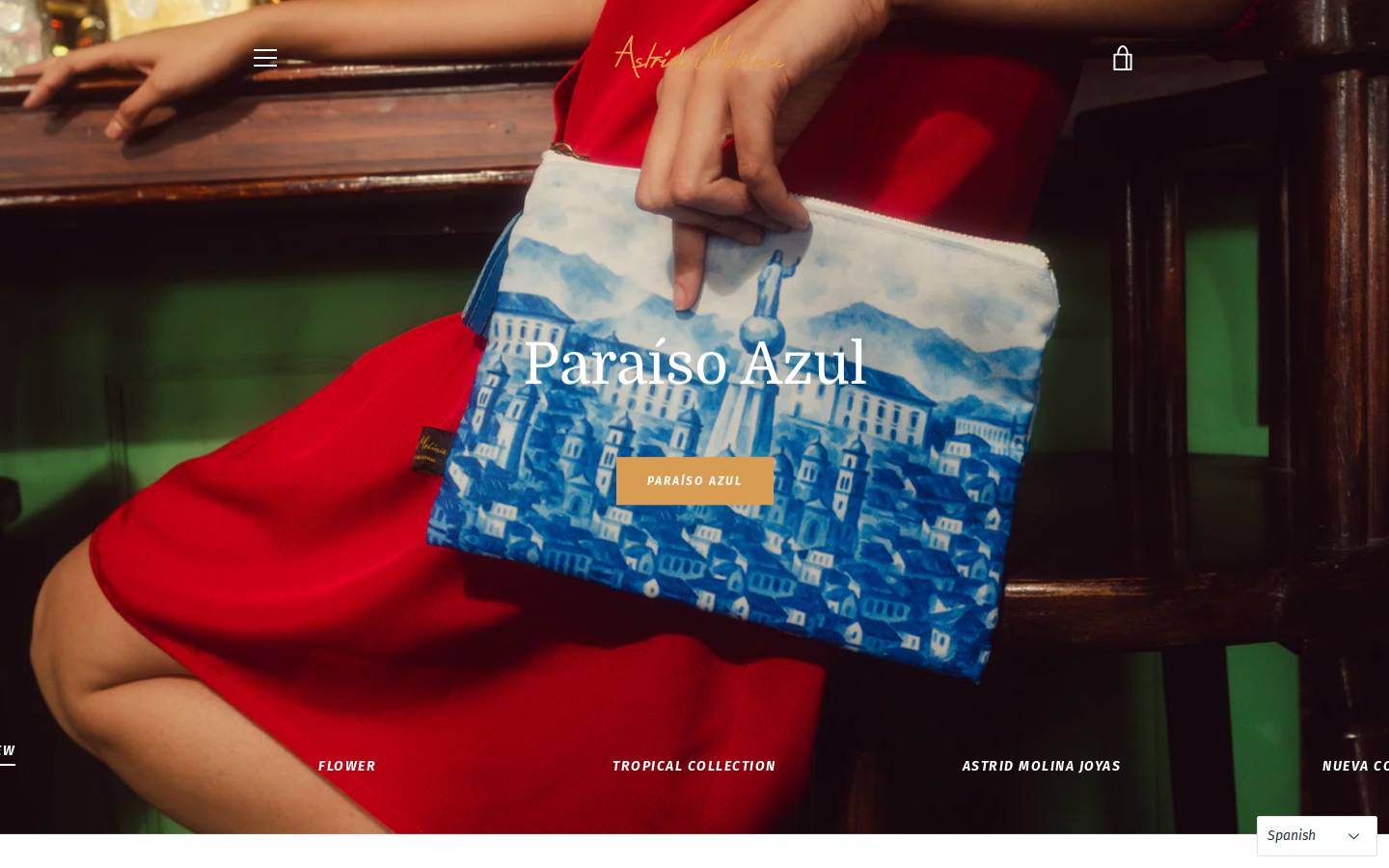 astridmolina.com homepage screenshot