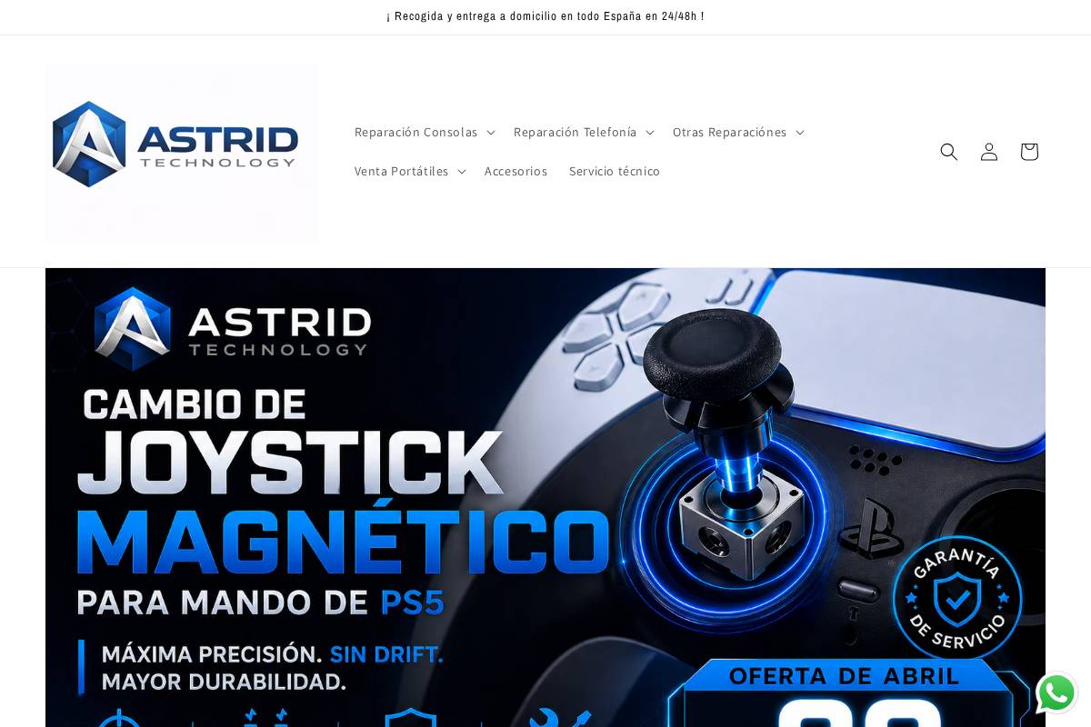 ASTRID TECHNOLOGY homepage screenshot