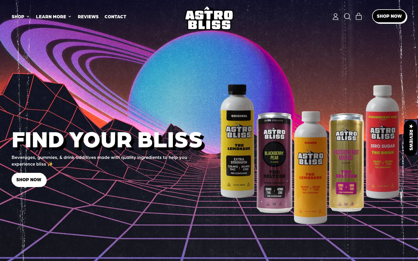astrobleme.com homepage screenshot