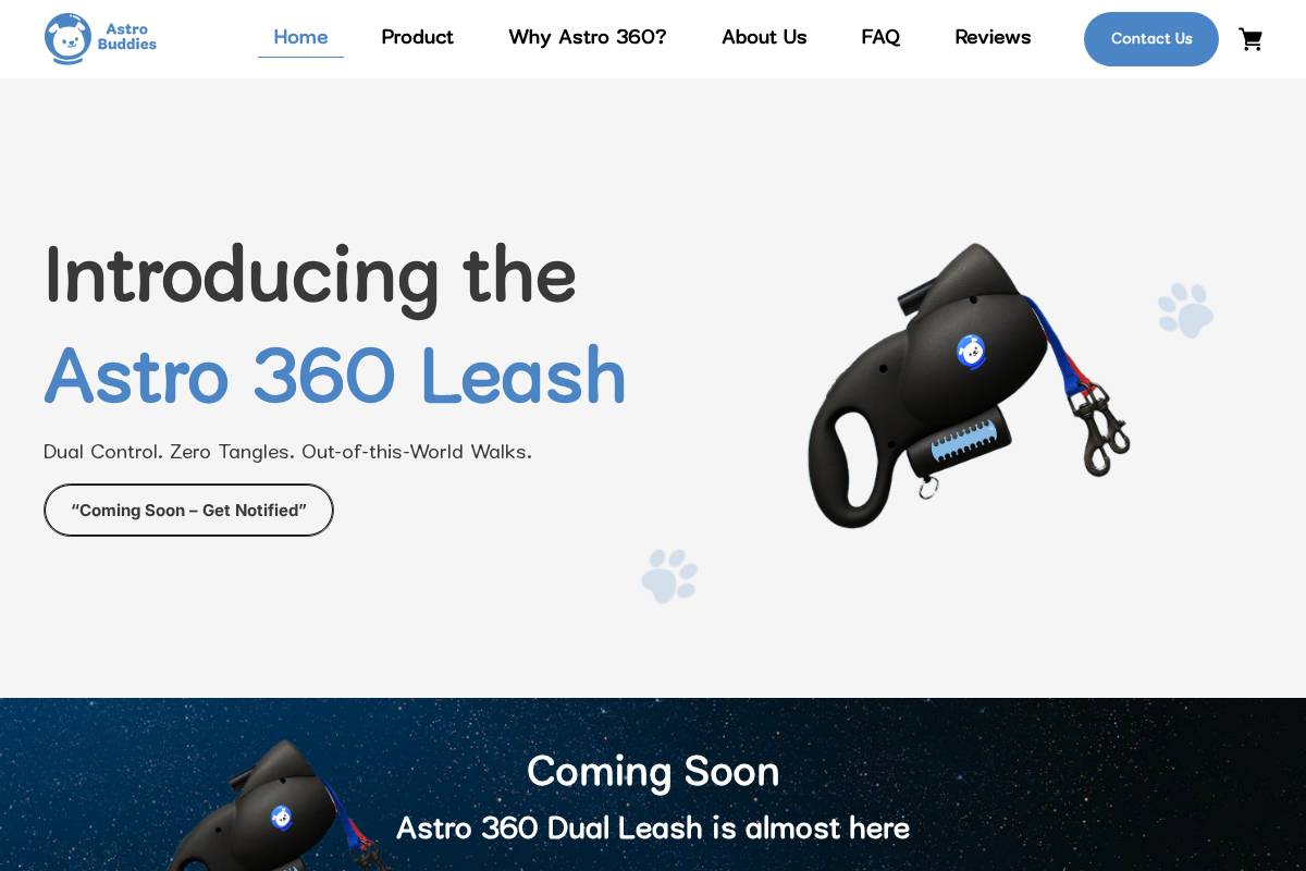 astrobuddies.com homepage screenshot