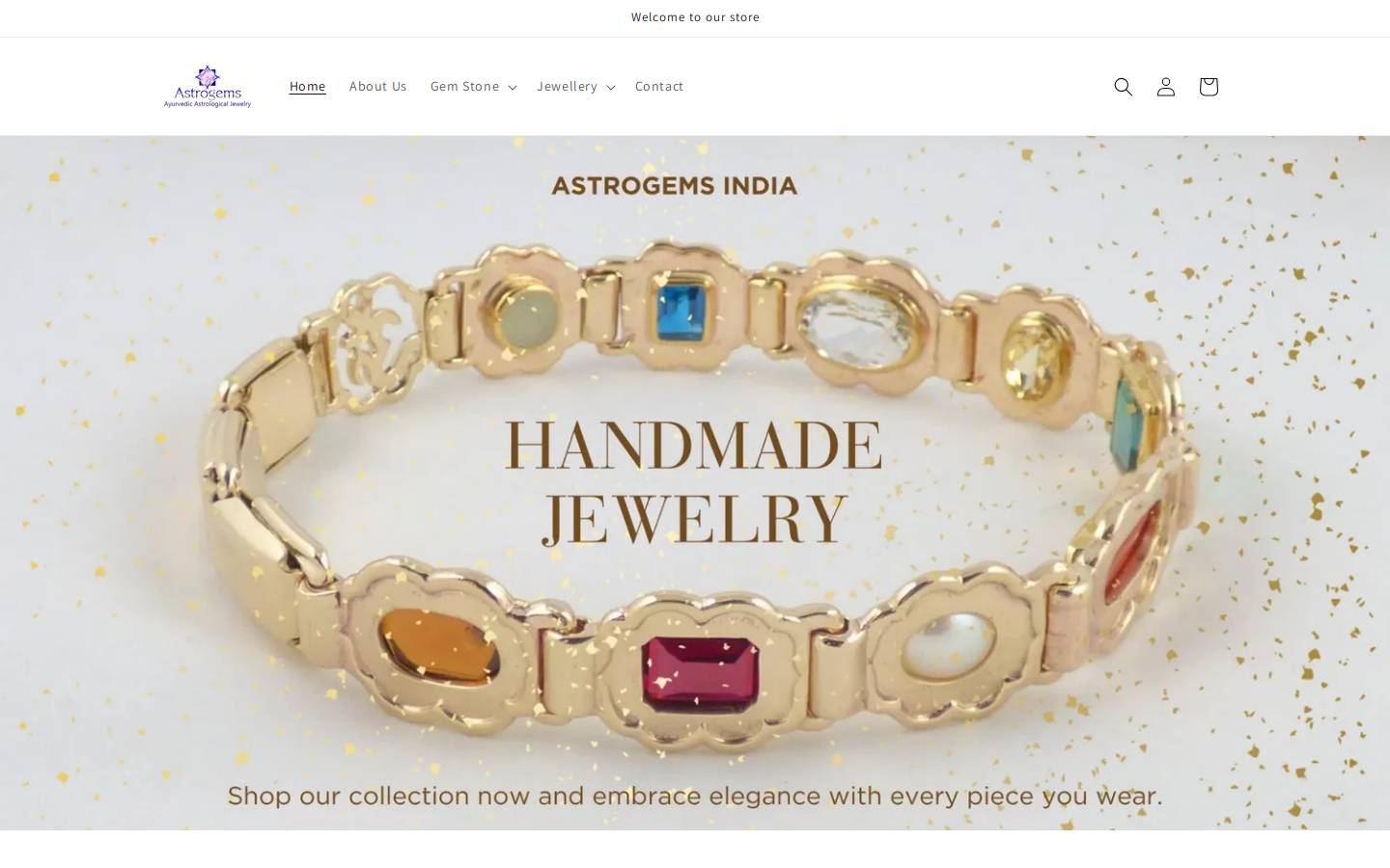 Astrogems homepage screenshot