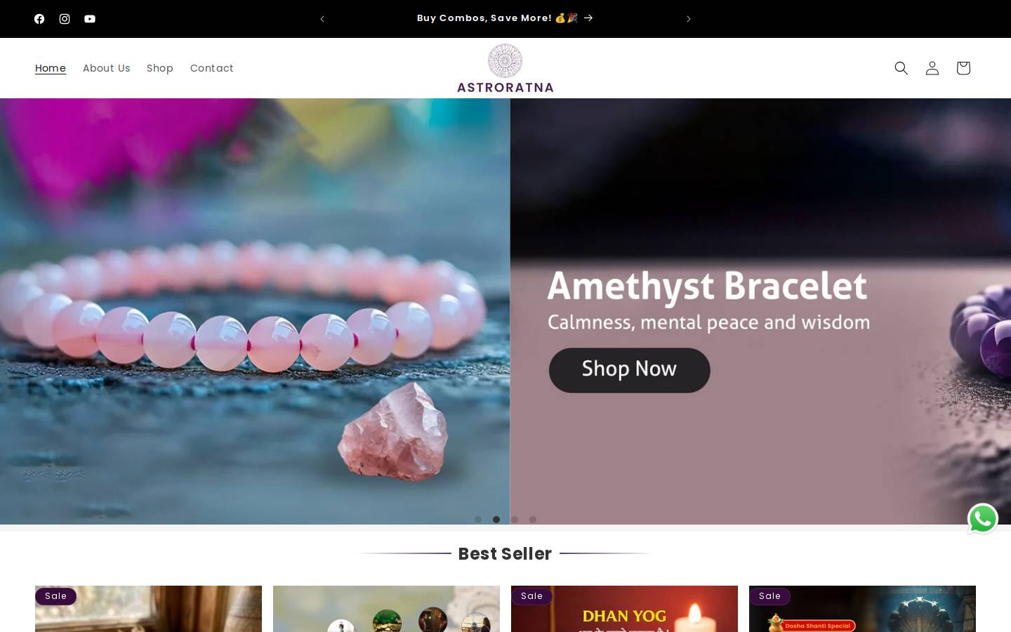 astroratna.in homepage screenshot