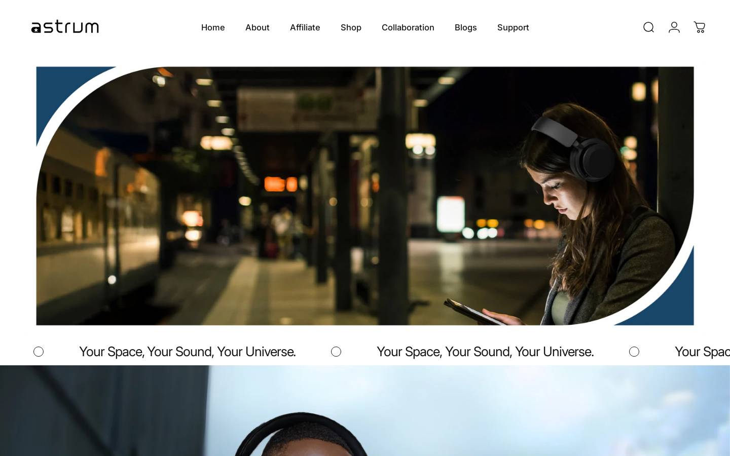 Astrum Tech Inc homepage screenshot
