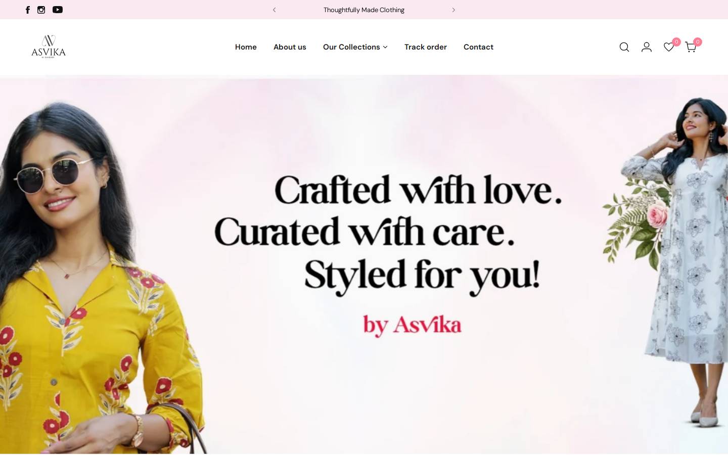 asvikastore.com homepage screenshot