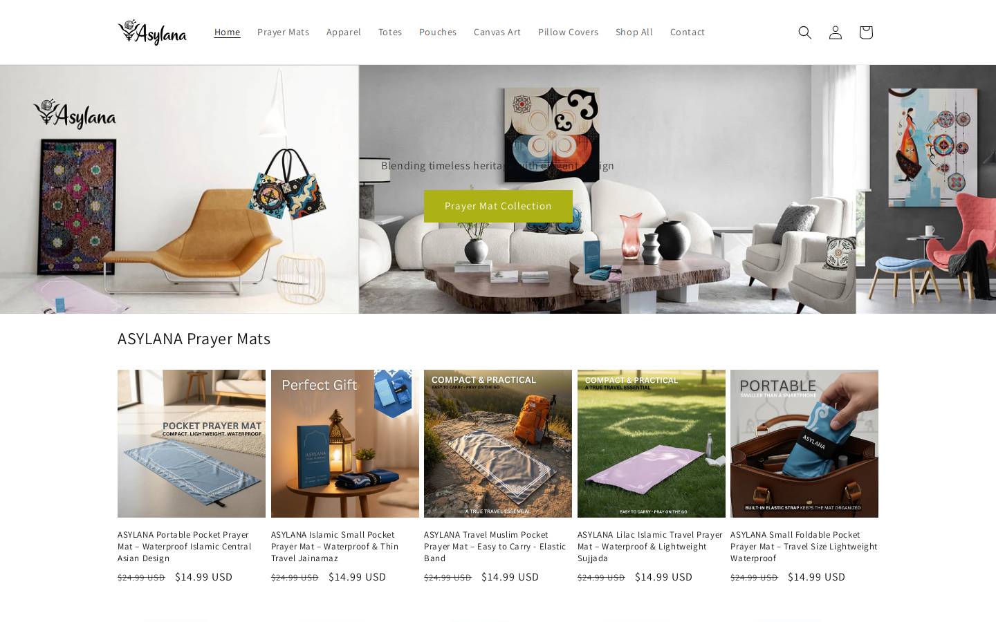 asylana.com homepage screenshot