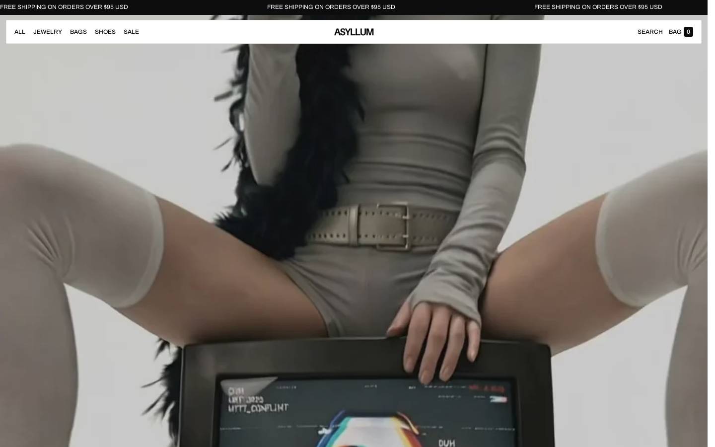 Asyllum homepage screenshot