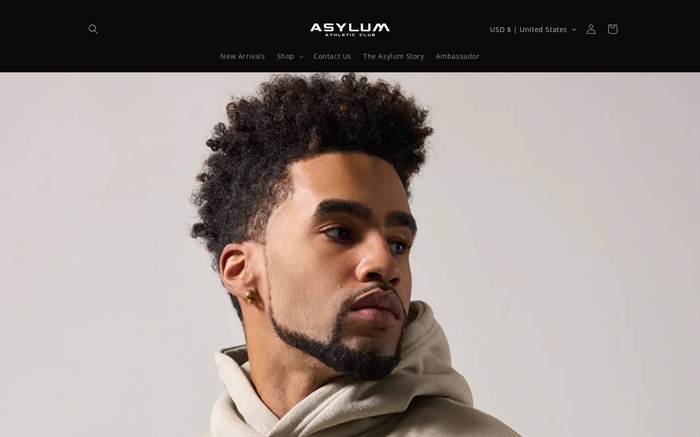 asylumathleticclub.com homepage screenshot