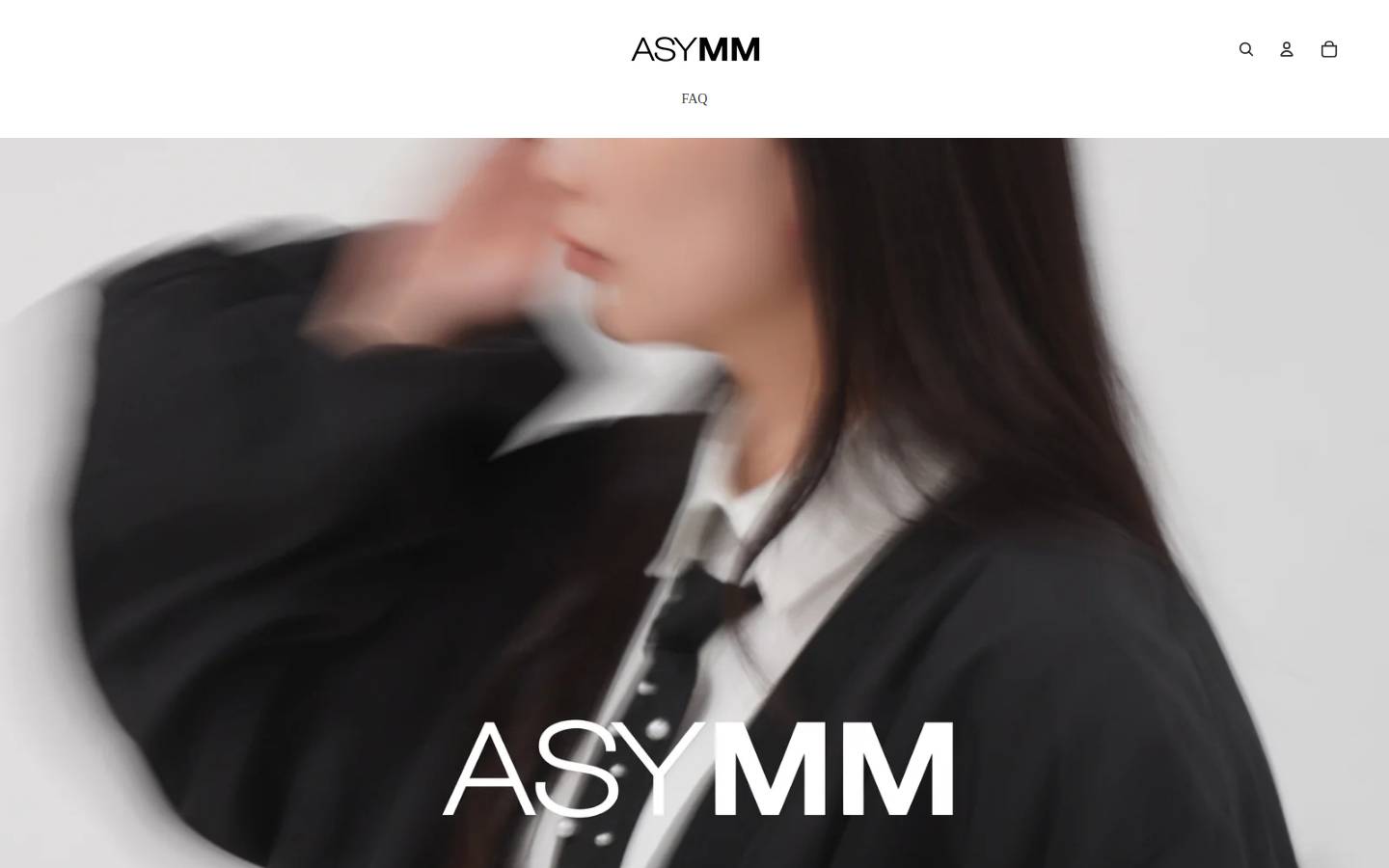 Asymm homepage screenshot
