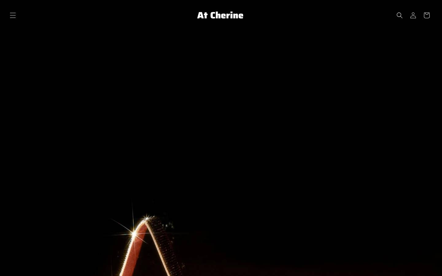 at-cherine.com homepage screenshot
