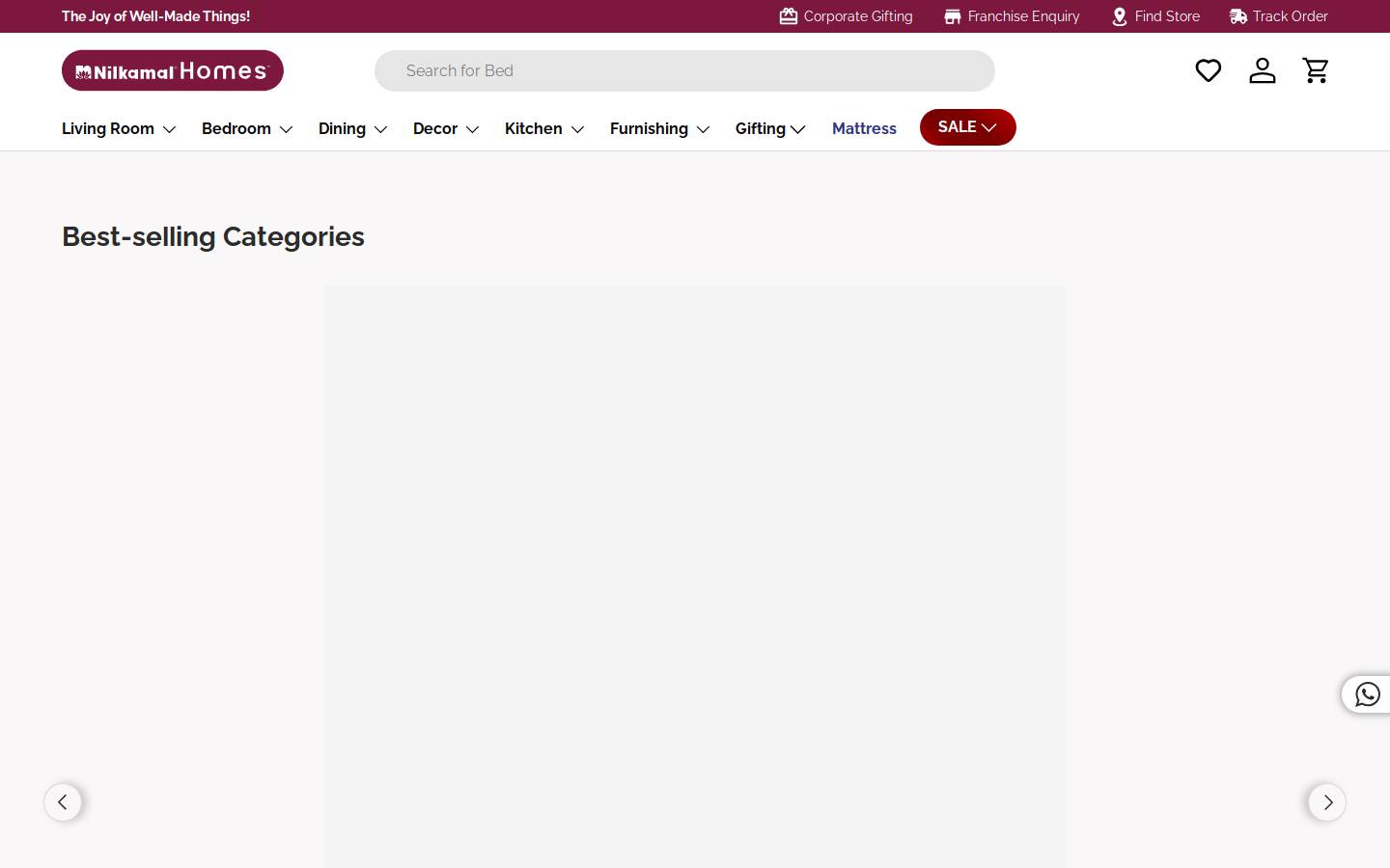at-home.co.in homepage screenshot