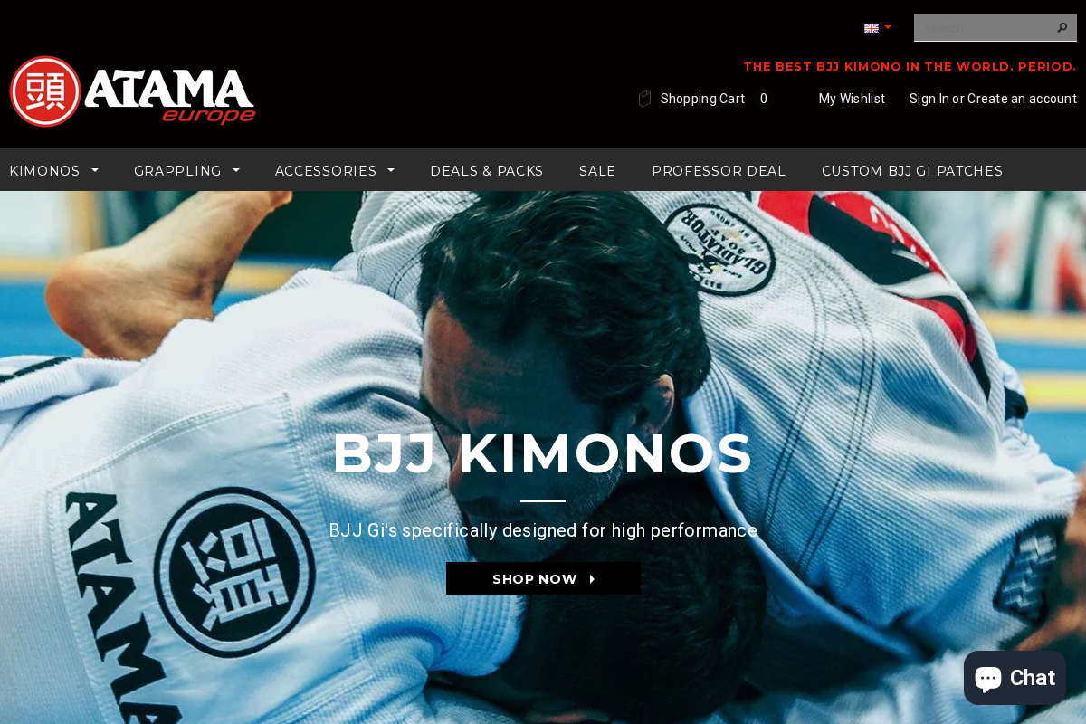 atamaeurope.com homepage screenshot